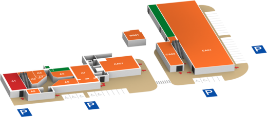 3D půdorys podlaží