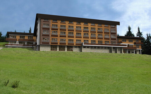 Vizualizace horského hotelu - Krkonoše